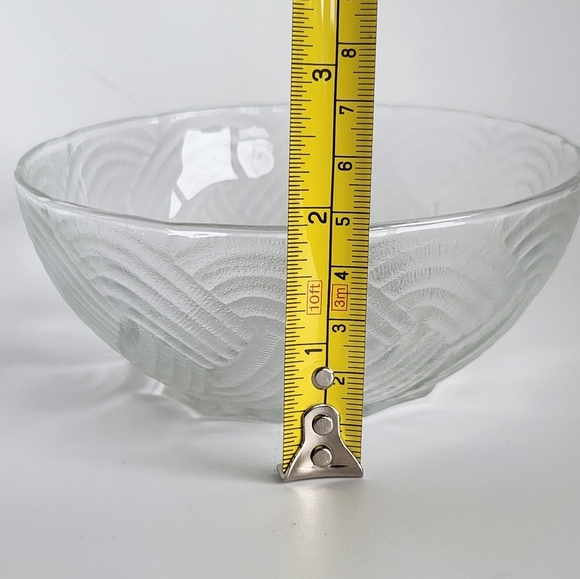 Vintage Pasari Wicker Pattern Glass Chip'N Dip Bowl Set - Picture 14 of 14